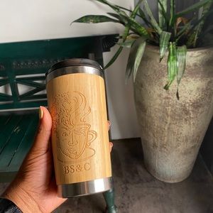 Eco-friendly Bamboo Coffee Tumbler